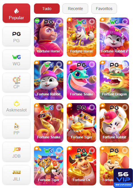 Experiência de Jogos 56vip.com